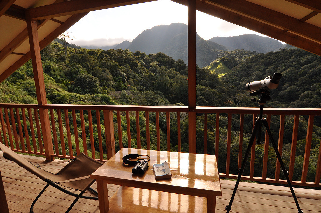 Blick von Mount Totumas Cloud Forest Lodge