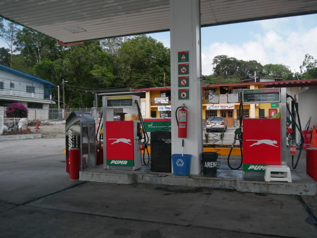 Tankstelle_Panama_Volcan_Panama_Mietwagenreise