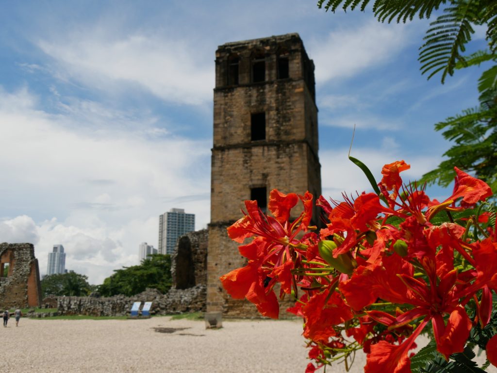 Ruinen der Kathedrale von Panama Viejo