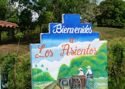 Begrüßungsschild_Los Asientos_Halbinsel Azuero_Panama Reise