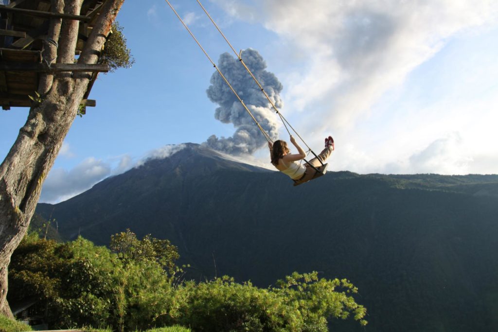 Schaukel am Ende der Welt_Banos_Familienreise_Ecuador