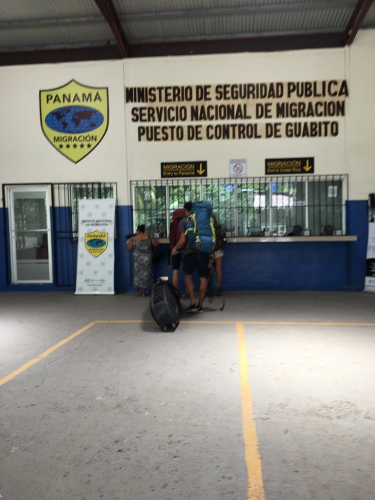 Ausreise und Einreise Panama Costa Rica in Sixaola