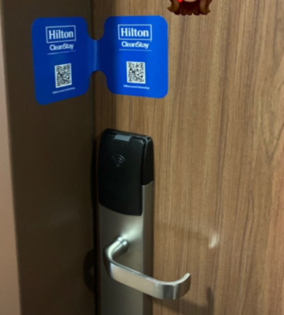 Sauberkeitssiegel Hotelzimmer